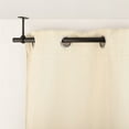 thumbnail image 4 of Ceiling Mounted Curtain Rod Brackets, Heavy Duty Ceiling Bracket for 1 Inch Curtain Rod Holder(Set of 4, Black), 4 of 7