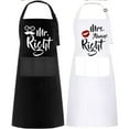 thumbnail image 1 of Couple's Matching Kitchen Garden Barbecue Apron with Printed Design for Cooking and Grilling Activities 2PCS, 1 of 6