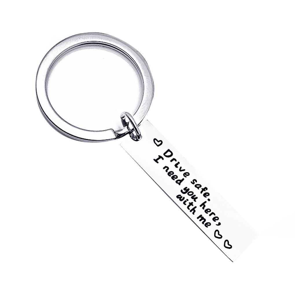 Keychain Gifts I May Not Be Your First Date Stainless Steel Engraved Key RinJYF 