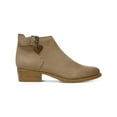 thumbnail image 2 of Style & Co. Womens Mabel Faux Suede Almond Toe Ankle Boots, 2 of 3