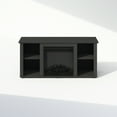 thumbnail image 4 of Furinno Jensen No Heat Decorative Electric Fireplace TV Stand in Americano, 4 of 9