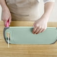 thumbnail image 4 of Double-Sided Whetstone Cutting Board - Extra Large Kitchen Chopping Board with Non-Slip Grip, Dishwasher Safe Plastic Design for Meat, Fruits, and Vegetables, Available in Pink, 4 of 5
