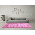 thumbnail image 3 of Ahgly Company Indoor Rectangle Abstract Pink Modern Area Rugs, 4' x 6', 3 of 4