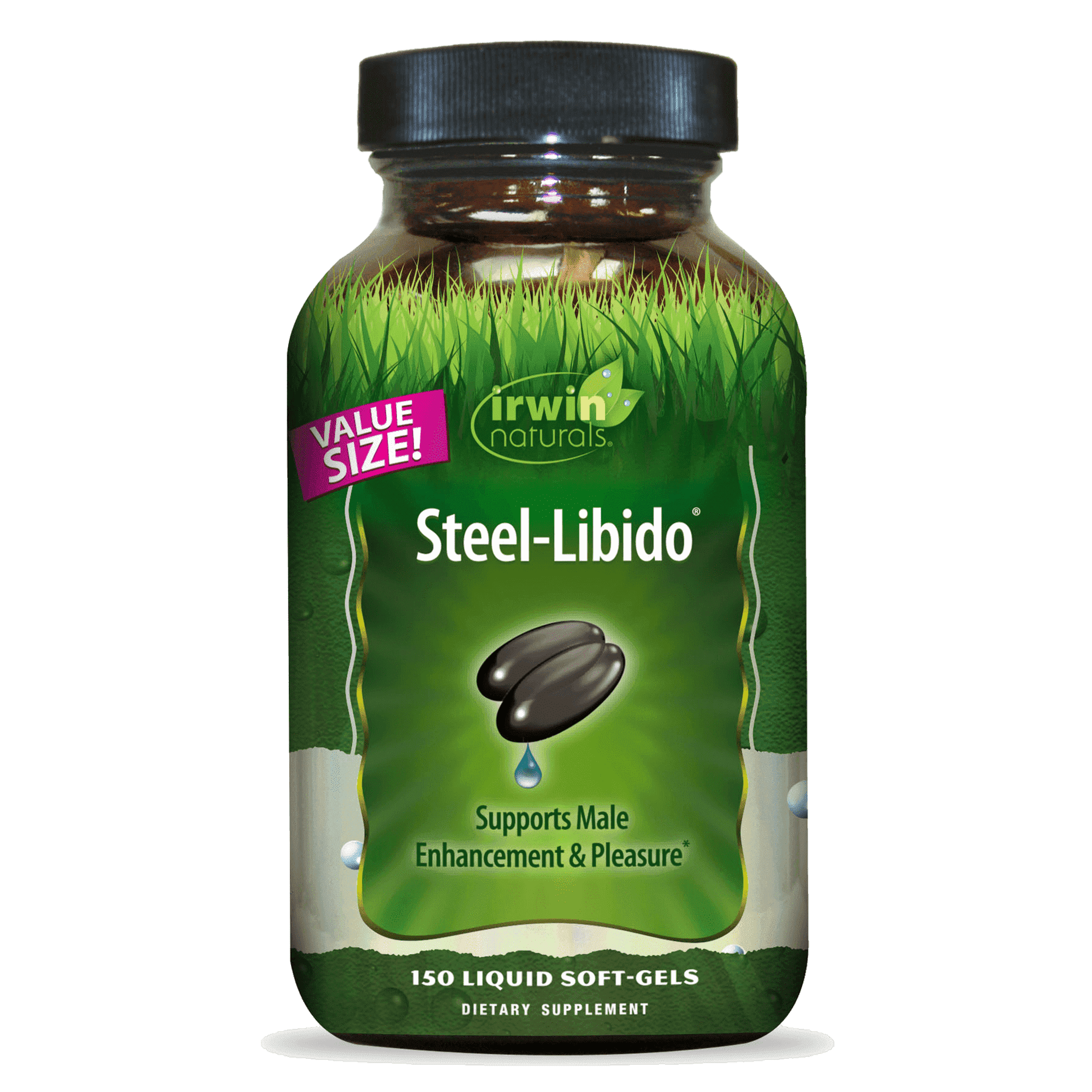Irwin Naturals Steel-Libido Value Size – 150 Liquid Soft-Gels