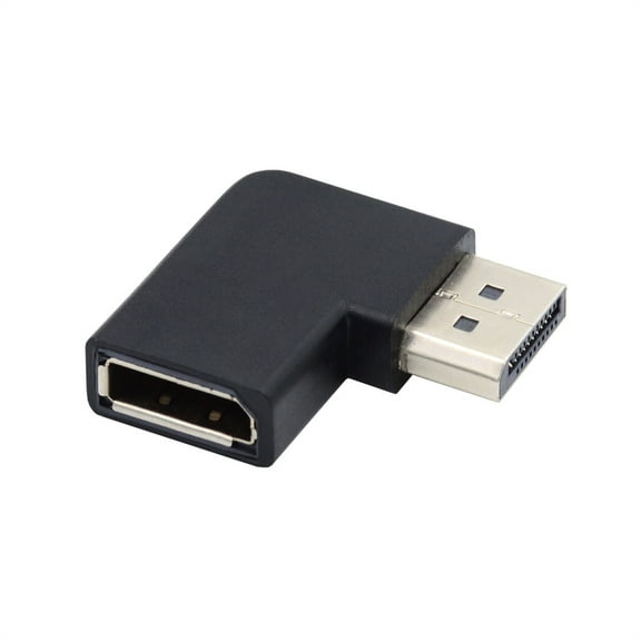 FVH Angled DisplayPort 1.4 Male to DP Female 8K 60hz Adapter Ultra-HD UHD 4K 144hz 7680*4320 for Video PC Laptop Monitor