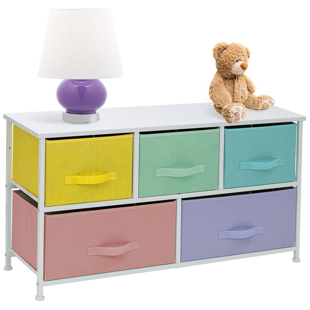 Storage Cube Dresser Pastel