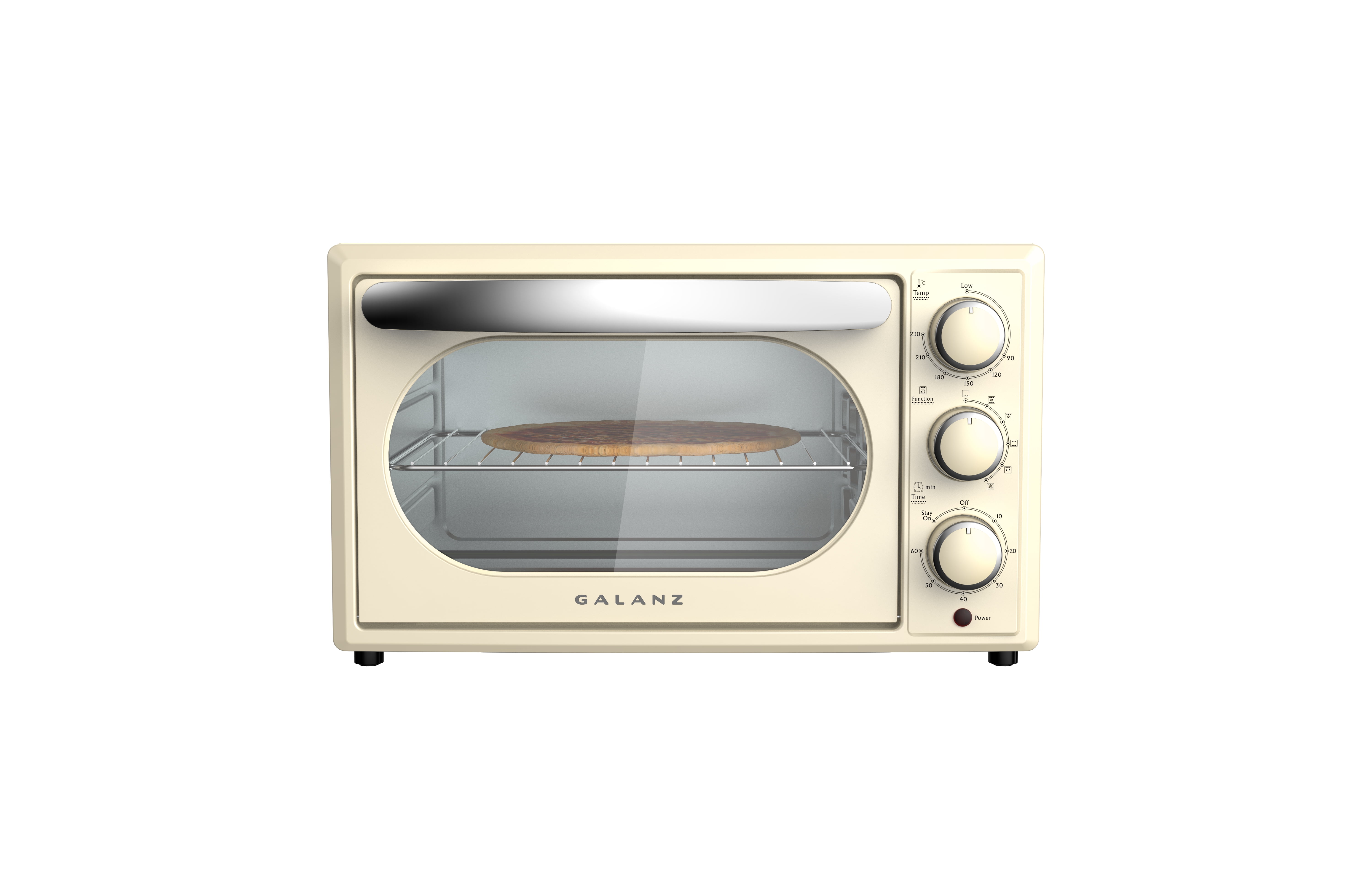  Galanz Retro 8-in-1 Combo Toaster Oven with True Convection  Cooking, 6-Slice, Fits 12” Pizza, With Bake, Toast, Broil, Dehydrator, and  Reheat Settings, Air Fry Included, 0.9 Cu.Ft, Red: Home & Kitchen