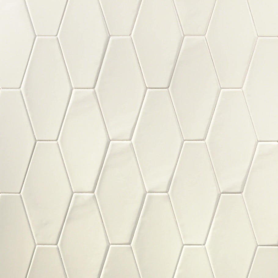 36 Pieces 5.38 Sq. Ft. // Box Birmingham Hexagon Charcoal 4 in x 8 in Glazed Ceramic Tile