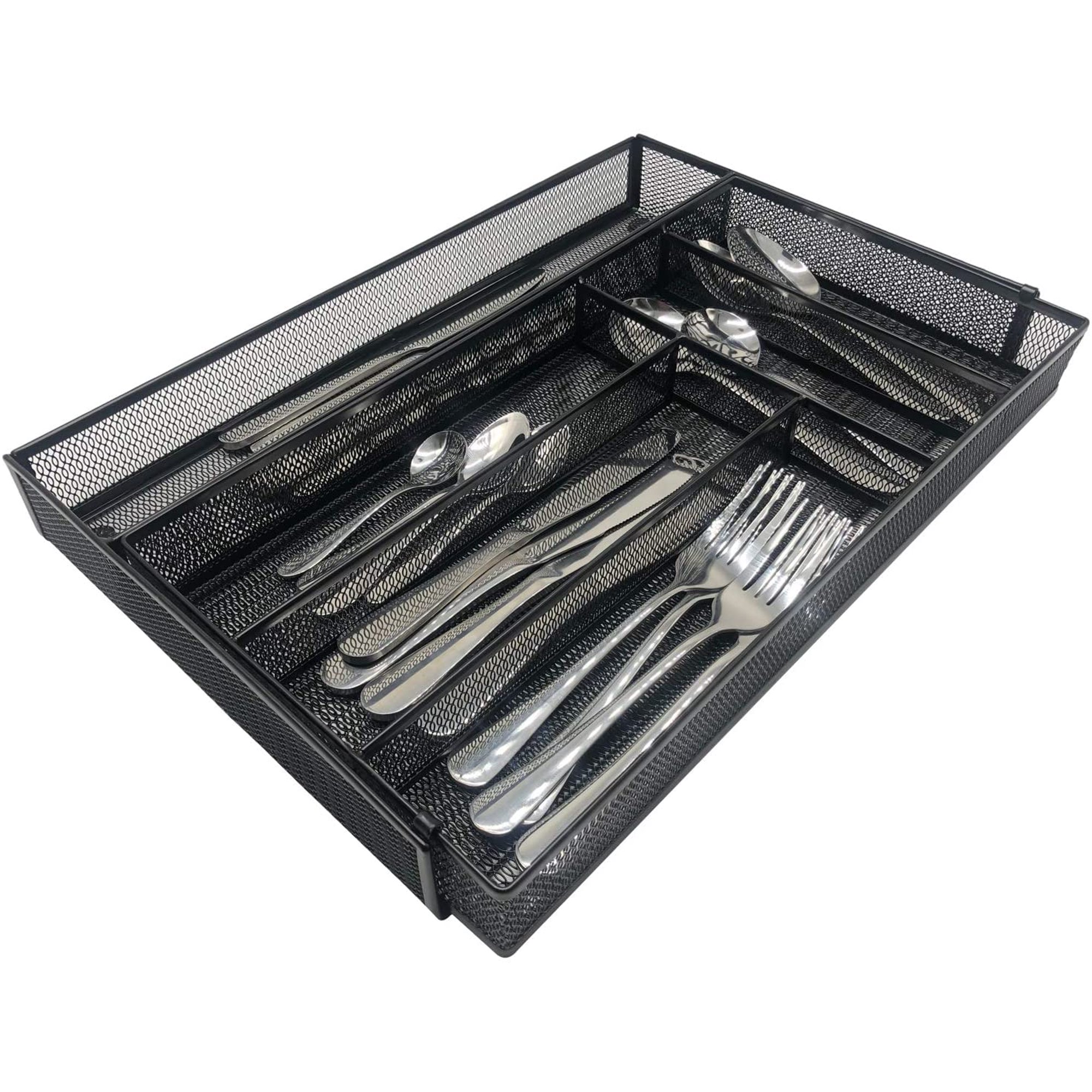 Range Couverts Extensible, Organisateur De Tiroir Réglable Pour La Cuisine, Extensible 58 Cm Range Couverts Extensible, Organisateur De Tiroir Réglable Pour La Cuisine, Extensible 58 Cm