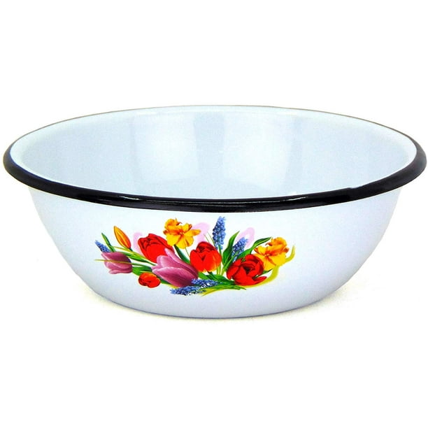Idilia Enamel Steel Bowl, Enamel Cookware, 1,5L.