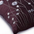thumbnail image 2 of Pillow Cover 12x20 Purple, Decorative Pillow Covers 12x20 inch (30x50 cm) Purple, Silk Rectangular Pillow Covers, Handmade Pillow Covers - Plum Bling, 2 of 3
