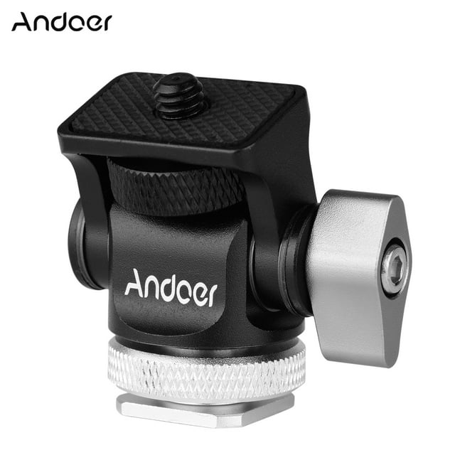 Shoe Mount,Mount Head Cold Monitor Mount Camera Monitor Inch Screw Camera Cold Adapter Monitor Led Fill 1/4 Inch Screw Alloy 1/4 Inch Adapter Alloy 1/4 Adapter Led Video Buzhi Cold Mount