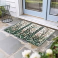 thumbnail image 2 of Vintage Dragonfly Doormat Outdoor Entrance 16"x24", Pastoral Botanical Teal Spring Summer Absorb Moisture Dirt Door Mats, Non-Slip Rubber Backing Floor Mats Indoor, Low-Profile Front Door Rugs, 2 of 9