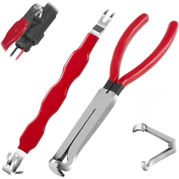 Automotive Electrical Terminal Connector Separator Removal Tool, Electrical Terminal Removal Tool Kit, Universal Plug Connector Remover, Electrical Disconnect Pliers for Cars, Trucks, SUV (2Pcs-A)