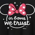 thumbnail image 3 of Disney - Minnie Mouse - In Bows We Trust - Women's Oversized T-Shirt, 3 of 5