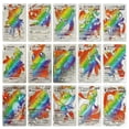 thumbnail image 4 of 55 piezas (5GX+3Vstar+47V-max) Tarjetas surtidas de lámina dorada arcoíris, juego de tarjetas GX V-star V-max Charizard para coleccionistas de tarjetas de regalo de cumpleaños para niños, 4 of 4