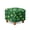 Four Leaf Clover Stripe Print Dark Green, variant on SCRAWLGOD St. Patrick's Day Shamrock Pattern Green Beige Ottoman Cover Square Stretch Ottoman Slipcovers Soft Storage Foot Rest Cover Washable Footrest Stool Slipcover with Elastic Bottom