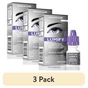 (3 pack) LUMIFY Eye Drops for Redness Relief and Whiter and Brighter Looking Eyes, .25 fl oz (7.5 ml)