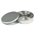 thumbnail image 1 of 12 Pieces Round  Biscuit Cutter Set, Stainless Steel Metal  Molds for Baking, Frying, Biscuits  Molds for Cooking Cake, 1 of 8