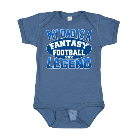 

Inktastic My Dad is a Fantasy Football Legend Boys or Girls Baby Bodysuit