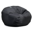Big Joe Classic Bean Bag Chair, Black Smartmax, Durable Polyester Nylon