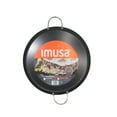thumbnail image 3 of IMUSA 13.5in Carbon Steel Nonstick Round Comal with Metal Handles, Black, 3 of 11
