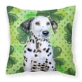 thumbnail image 1 of Dalmatian Puppy St Patricks Fabric Decorative Pillow, 1 of 1