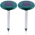 thumbnail image 1 of Repelente solar para exteriores de 2 uds, repelente solar ultrasónico, repelente impermeable, repelente de césped para exteriores JM, 1 of 5