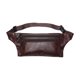 thumbnail image 2 of Riñonera delgada ultraligera | Bolso bandolera antirrobo multicapa - Bandolera de viaje impermeable y resistente a los arañazos | Material de PU | 14,57 x 8,27 x 5,51 pulgadas | Café Marrón Negro |, 2 of 6