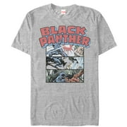 Men's Marvel Black Panther Panels Graphic Tee Athletic Heather 3X Large