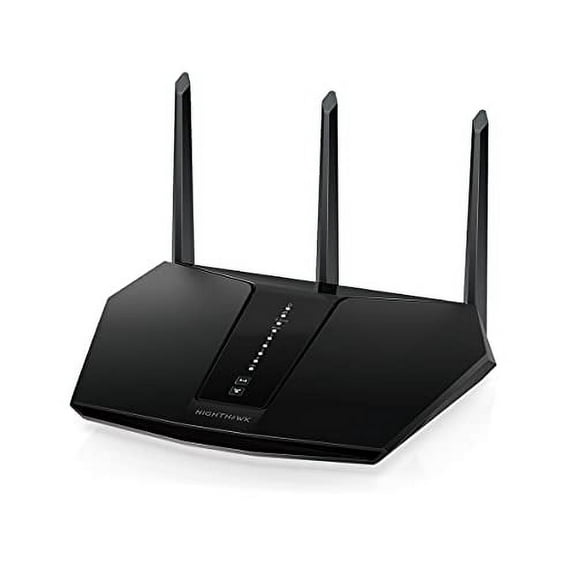 Restored NETGEAR Nighthawk WiFi 6 Router (RAX30) 5-Stream Dual-Band Gigabit Router, AX2400 Wireless Speed (Up to 2.4 Gbps), Coverage Up to 2,000 sq.ft. and 20 Devices (Refurbished)