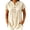 Beige, variant on Women Linen Short Sleeve Notch Neck Plain Henley Tops Blouse Casual Summer Trendy Tee Shirts 2026 Vacation Fashion Clothes by Awwp Blue S