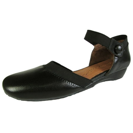 

Gentle Souls Womens ISO Jane 2 LE Ankle-Strap Flat Shoe Black US 4