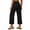Black, variant on BiZtdJrK Womens Yoga Pants Cross Waist Wide Leg Gym Workout Pant Lightweight Stretch Fitness Sport Trousers with Pockets Beige L