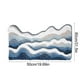 thumbnail image 2 of Alfombra de baño absorbente super azul marino, 19x31IN, antideslizante, lavable, respaldo de goma, alfombras para el baño, alfombra para la ducha, alfombra absorbente tejida para el baño, 50*80CM, 2 of 6