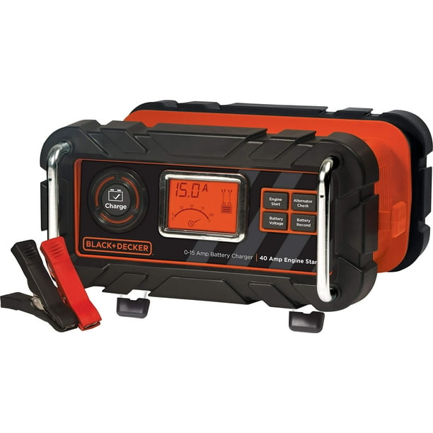 BLACK+DECKER BC15BD Caricabatterie/Mantenuta batteria da banco 15 Amp