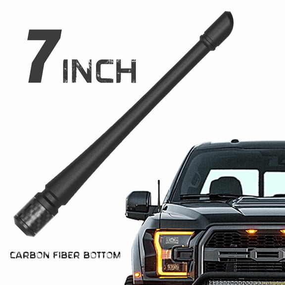 Tmalltide 7" Short Antenna Replacement with Ford F150 Raptor 2009-2022