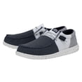 thumbnail image 4 of HeyDude Wally Tri Varsity Mocasines Slip-On para Hombre Azul Marino, 4 of 6