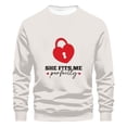 thumbnail image 4 of guisaled Funny Couples Valentines Sweatshirts for Women Men Funny Graphic Couple Matching Outfits Valentines Day s Valentines Day s, 4 of 5