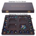 thumbnail image 3 of Juego de mesa VAMSLOVE Mancala para 4 jugadores con madera maciza de lujo, 3 of 7