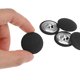 thumbnail image 4 of 10uds 40L Tela Paño Cubierto Botón 25mm Redondo Metal Vástago Costura Botones para Trajes Vestido Blusas, Negro, 4 of 5