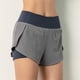 thumbnail image 4 of Pantalones cortos para correr para mujer Pantalones cortos de yoga 2 en 1 con bolsillo para teléfono Pantalones cortos de entrenamiento con forro de doble capa Adepaton  HMHZ842-4, 4 of 7