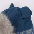 thumbnail image 6 of ZQUUVOU Men's and Women's Plush Russian Hat Winter Cozy Full Hood Earflap Hat Warm Ski Hunting Cycling Trapper Hats Blue, 6 of 9