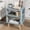 Blue-2-Tier, variant on Night Stand Blue Nightstand Modern End Table With Open Storage 2-tier Bedside For Small Space Living Room Bedroom