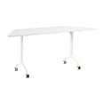 thumbnail image 1 of Synergy 72-inch Trapezoid Modular Conference Table in White - Engineered Wood, 1 of 8