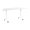 White, variant on Synergy 60-inch Trapezoid Modular Conference Table in Gray - Engineered Wood