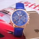 thumbnail image 4 of Reloj de mujer con correa de tres ojos Reloj de mujer de moda con romanos graduados, 4 of 6