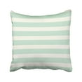 thumbnail image 1 of BSDHOME Taie d'Oreiller Rayures Vert Mousse et Blanc Cassé 18x18 Pouces, 1 of 1