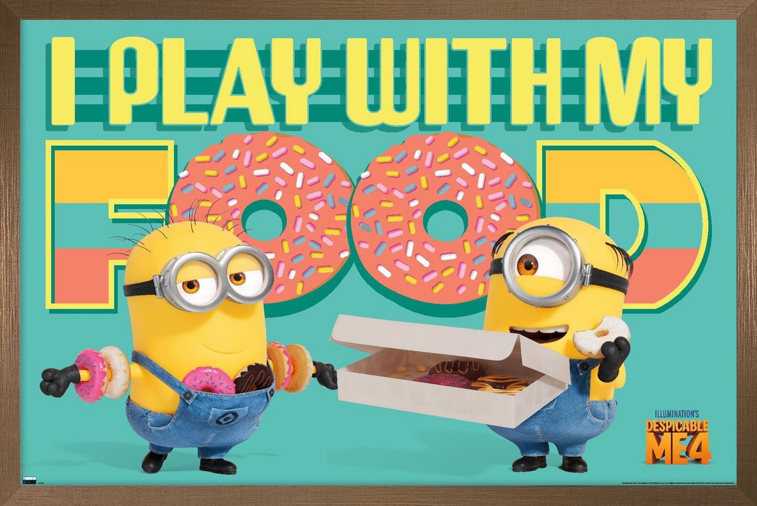 Illumination Despicable Me 4 - Donuts Wall Poster with Pushpins, 22.375" x 34"