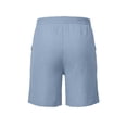 thumbnail image 7 of LWITHSZG Look Like Denim Shorts for Men Drawstring Elastic Waist Casual Pants Baggy Summer Trousers with Pockets Vacation Outfits S-4XL, 7 of 7